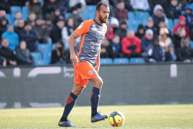 Maillot Extérieur Montpellier MHSC 2019/20 – Vitorino Hilton – Porté Par Le Joueur