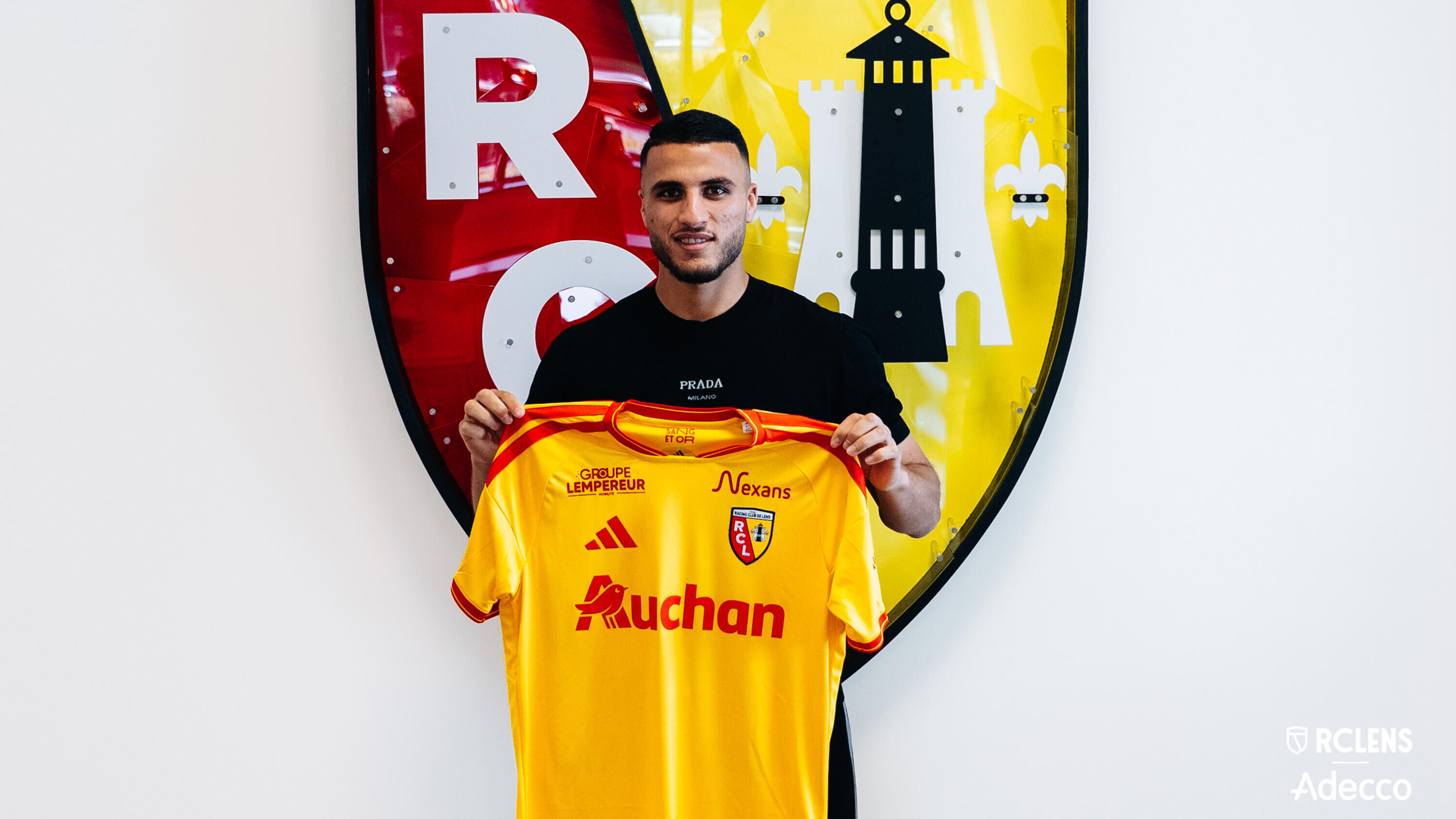 Images : Premier Entrainement  avec le RC Lens de Yacine Titraoui